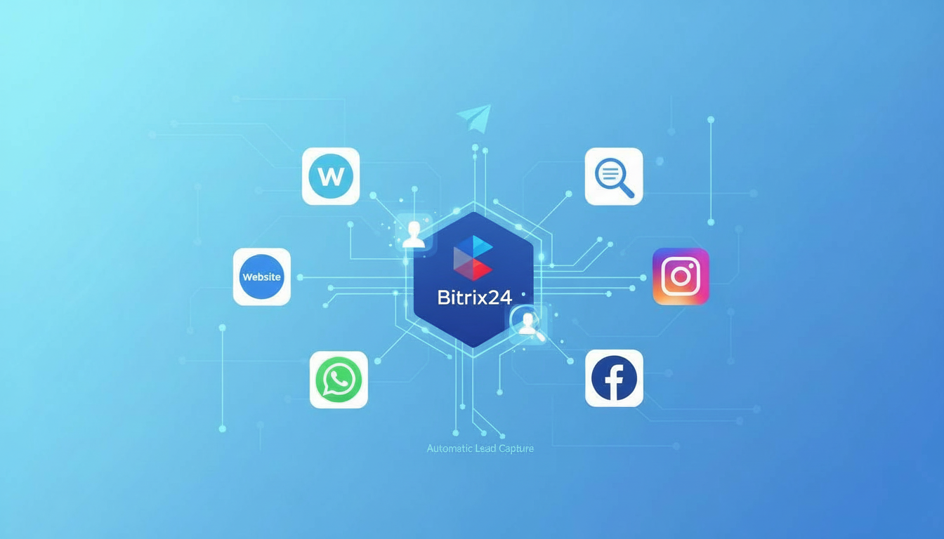 Como integrar o Bitrix24 ao seu site e canais de atendimento para capturar leads automaticamente