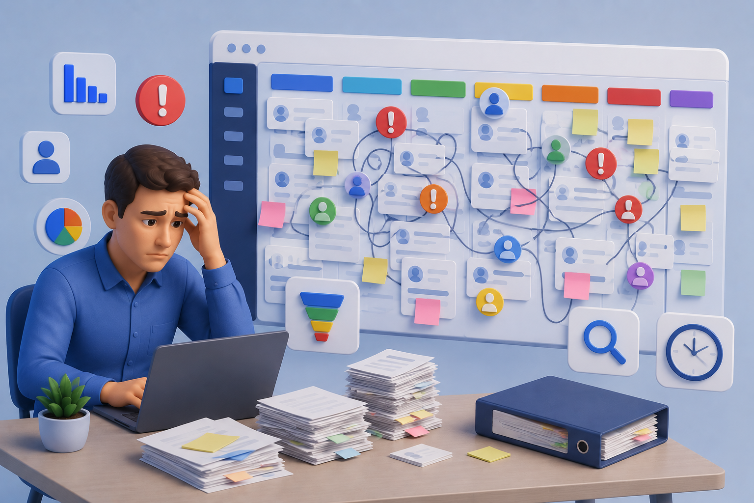 CRM bagunçado: 7 sinais de que seu Bitrix24 precisa de reorganização