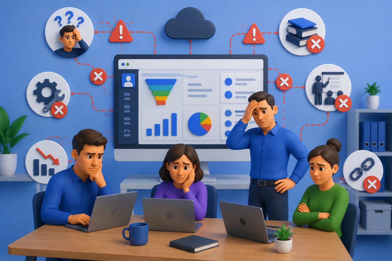 7 erros que fazem empresas abandonarem o CRM depois da implantação