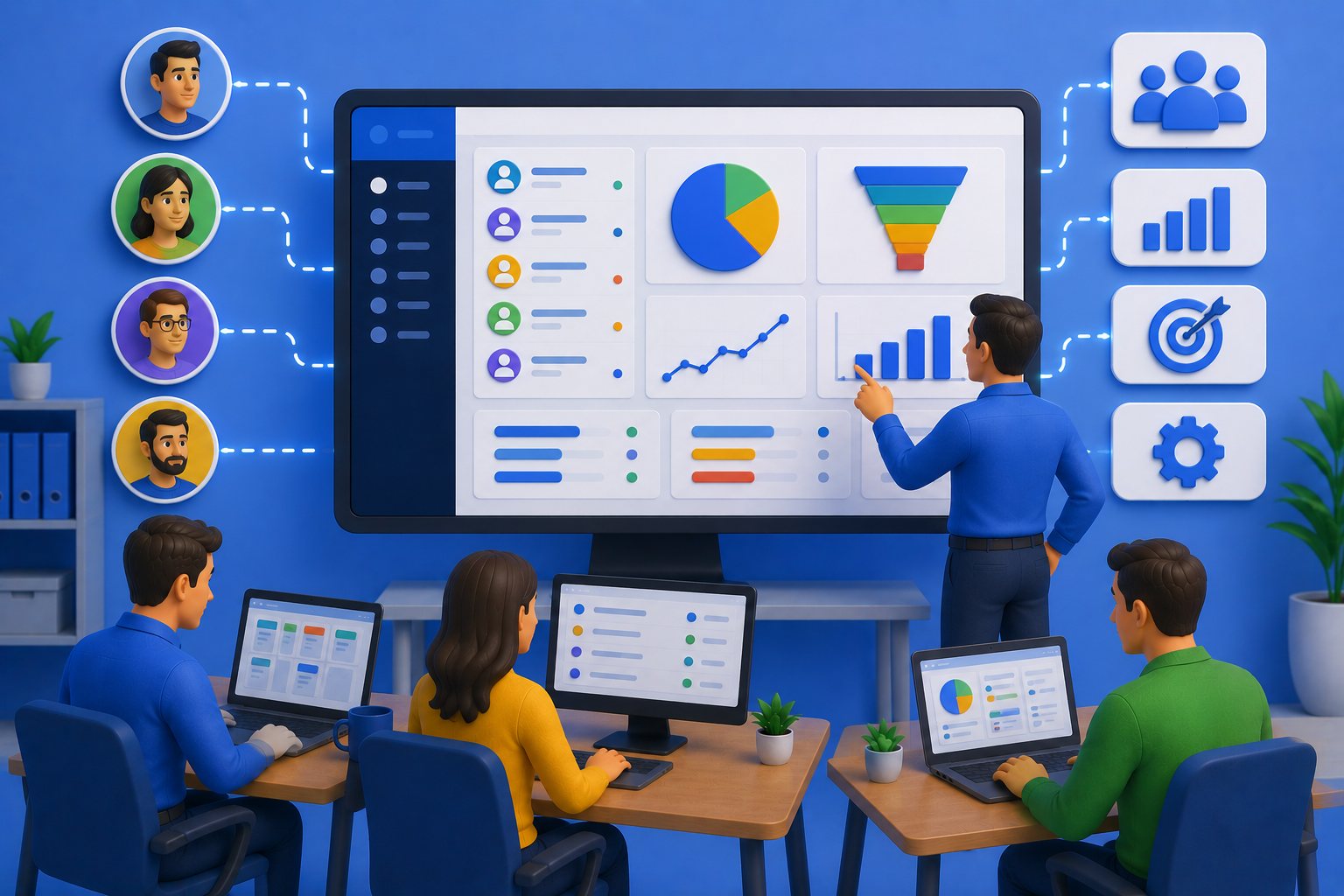 Como organizar múltiplos vendedores dentro do Bitrix24 sem perder controle