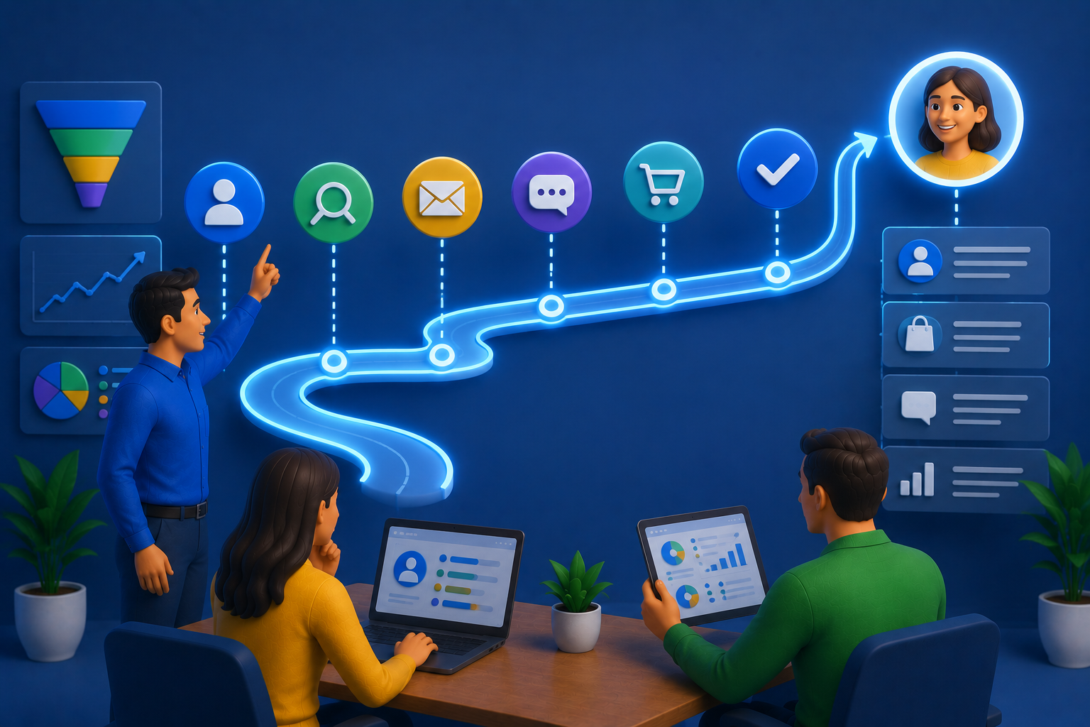 Como acompanhar a jornada completa do cliente dentro do Bitrix24