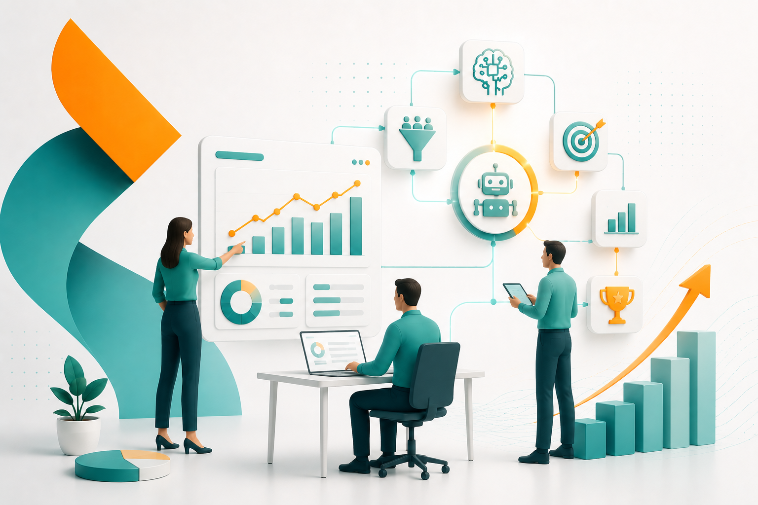 Equipes comerciais de alta performance: como tecnologia, IA e automação aceleram as vendas