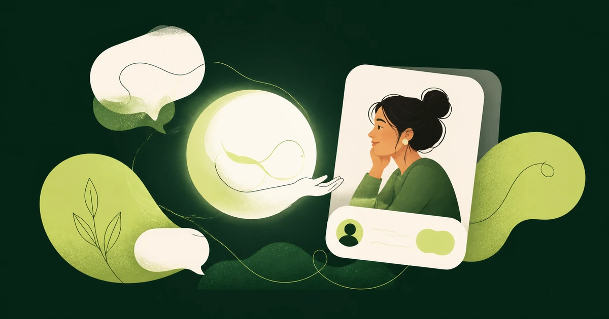 Configuração de chatbot com IA conduzindo conversa natural