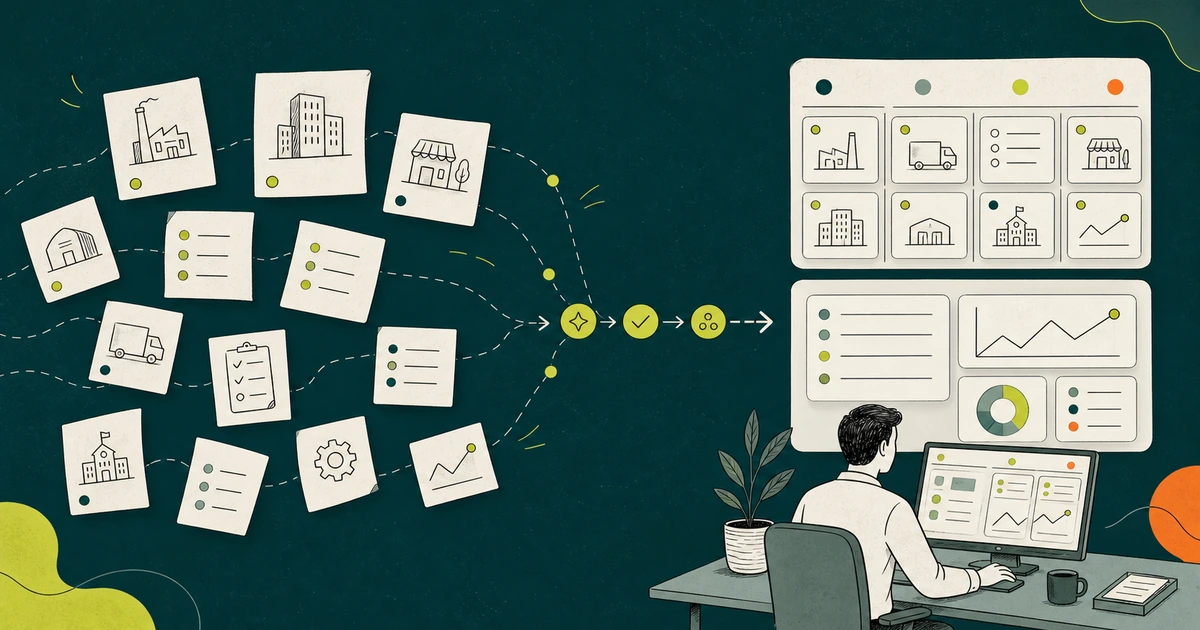 Digitalização gradual de processos em paralelo à operação